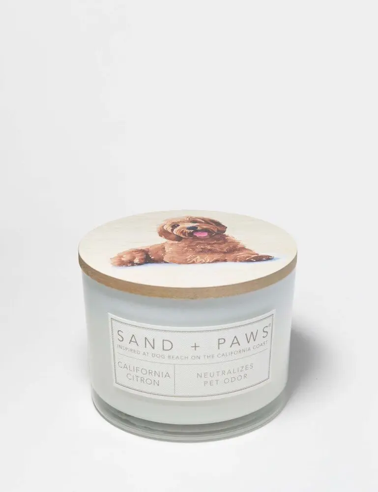 Sand + Paws California Citron 12 Oz Scented Candle