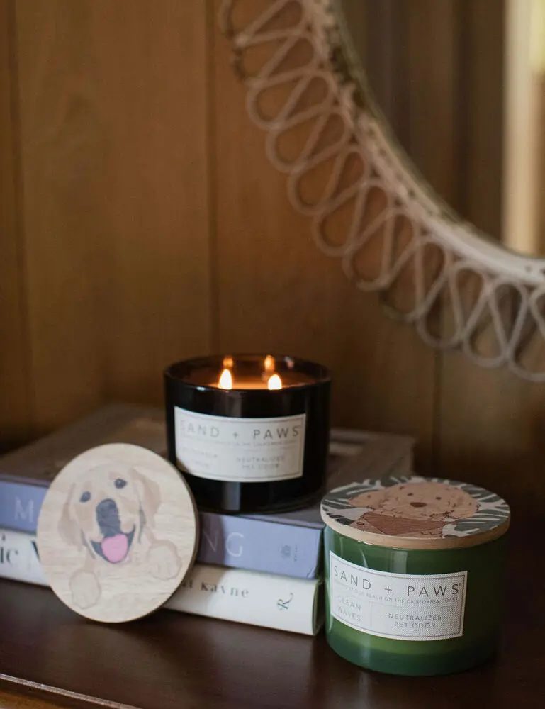 Sand + Paws California Citron 12 Oz Scented Candle - Image 5