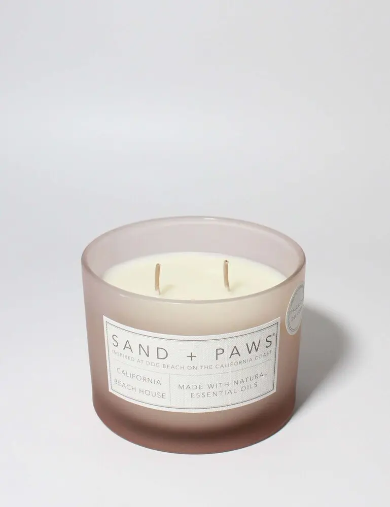 Sand + Paws California Beach House 12 Oz Scented Candle - Image 3