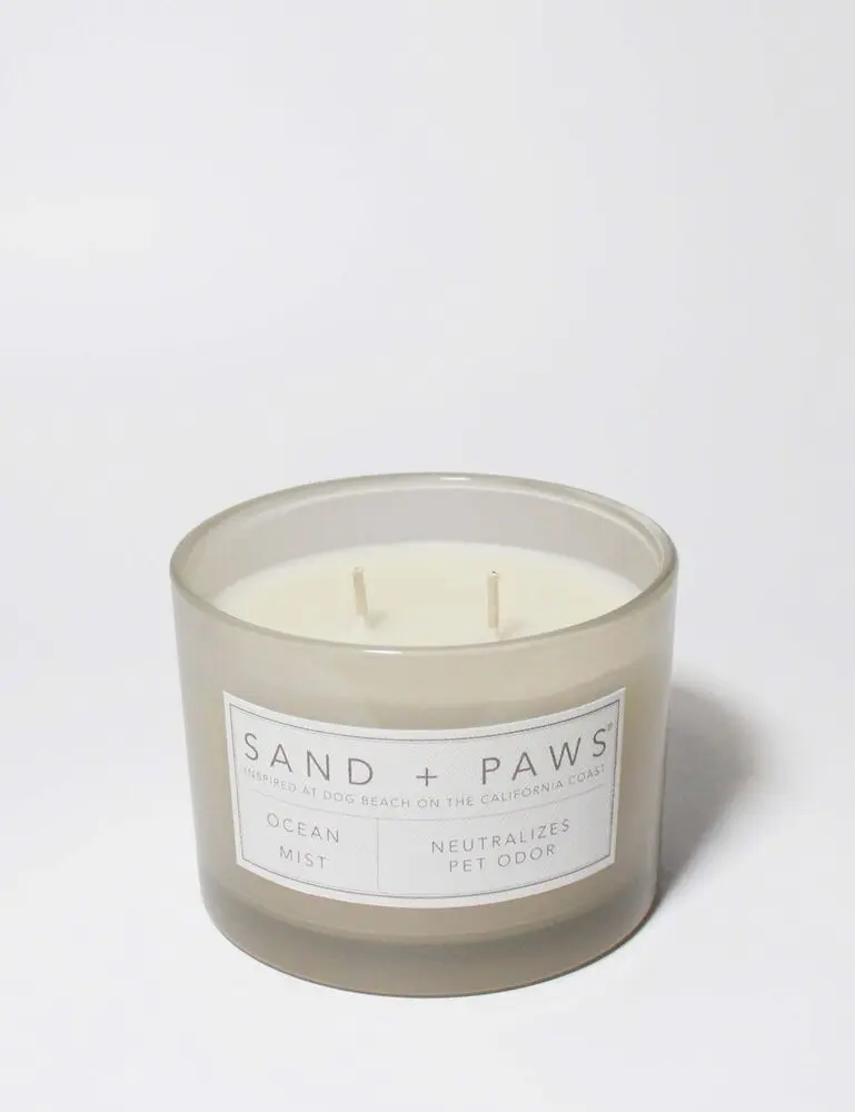 Sand + Paws Ocean Mist 12 Oz Scented Candle - Image 3