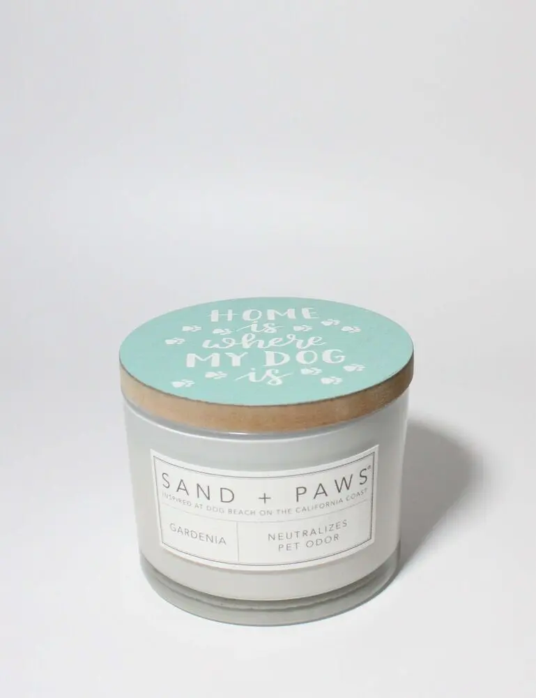 Sand + Paws Gardenia 12 Oz Scented Candle