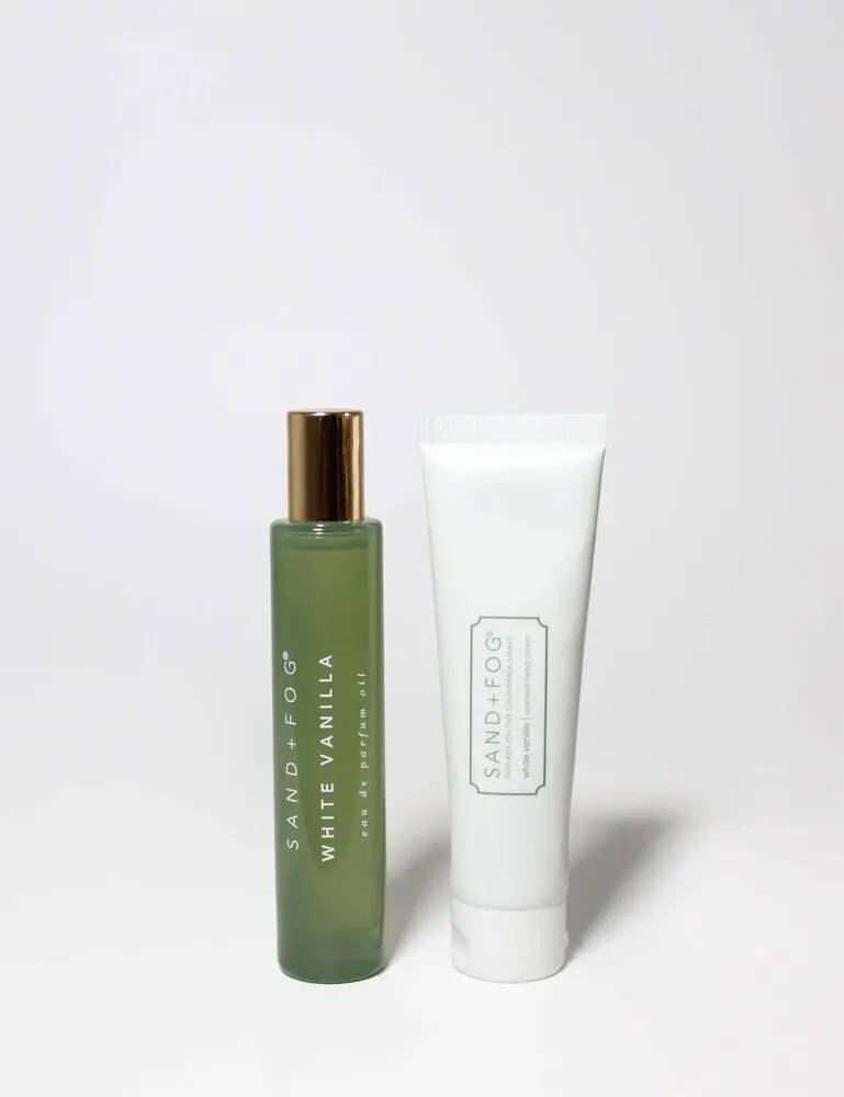 Hand Cream And Perfume Oil Rollerball Set - White Vanilla - Image 3