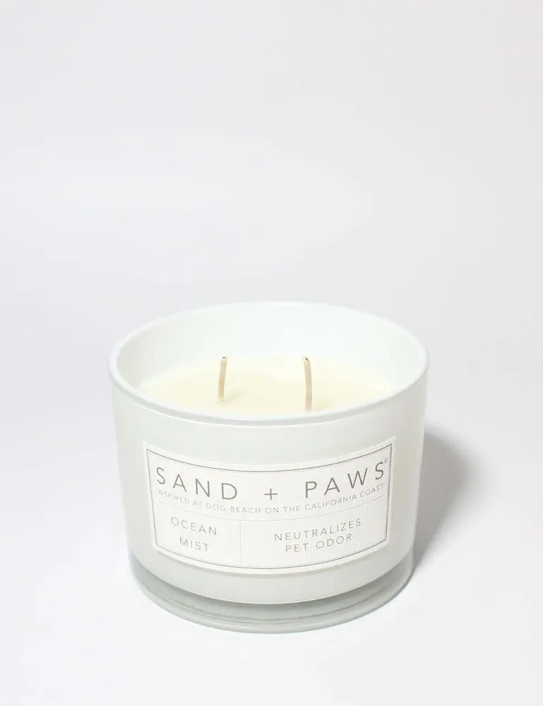 Sand + Paws Ocean Mist 12 Oz Scented Candle - Image 3