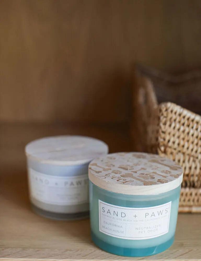 Sand + Paws California Beach House 12 Oz Scented Candle - Image 5