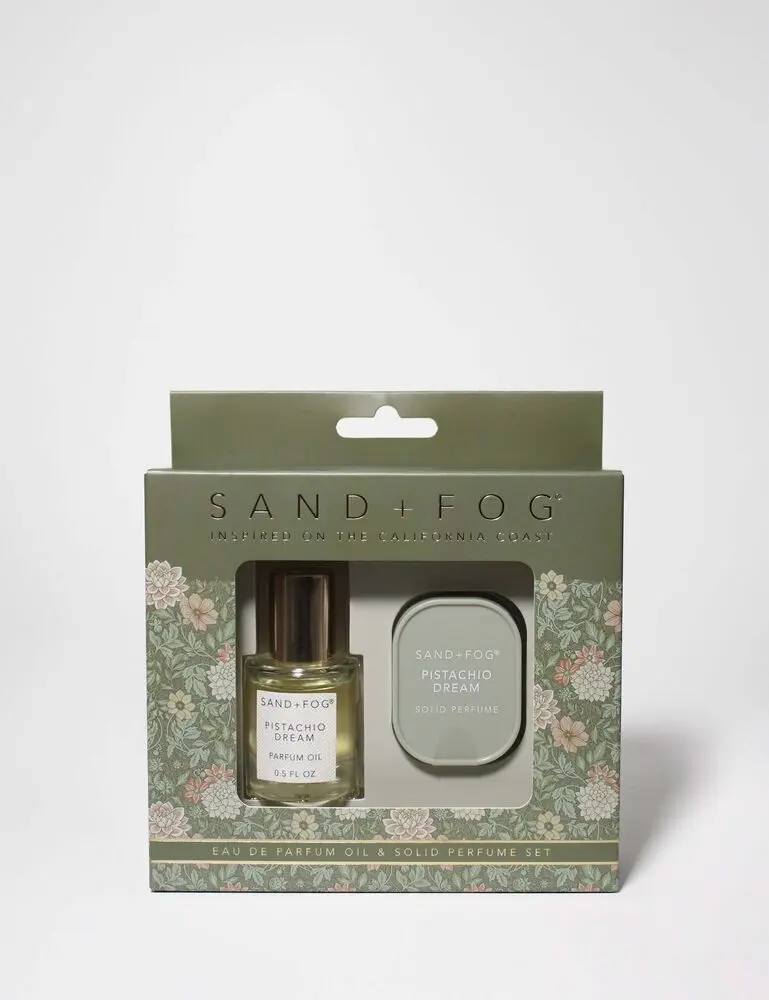 Perfume Oil Rollerball And Solid Perfume Set - Pistachio Dream