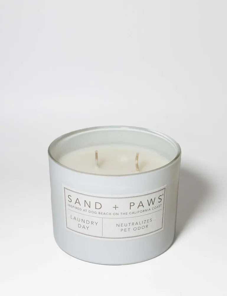 Sand + Paws Laundry Day 12 Oz Scented Candle - Image 3