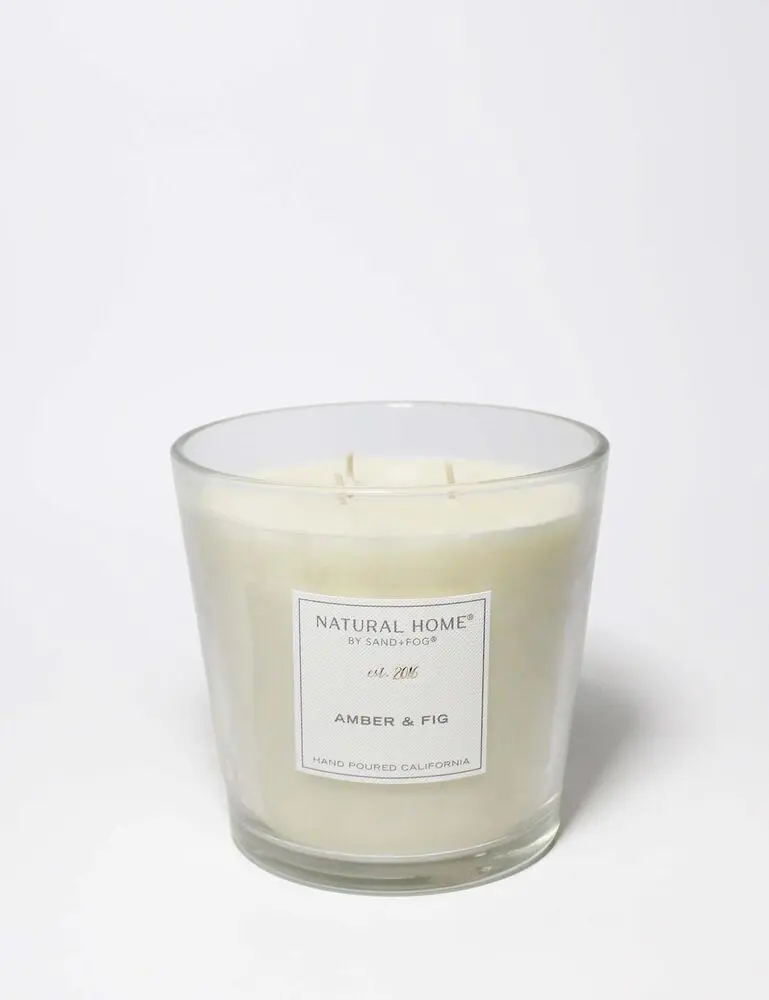 Amber & Fig Natural Home 31 Oz Scented Candle - Image 3