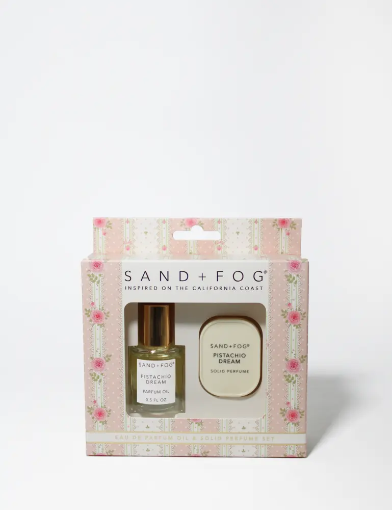 Perfume Oil Rollerball And Solid Perfume Set - Pistachio Dream