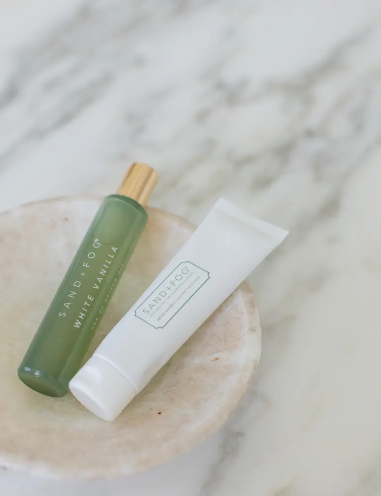 Hand Cream And Perfume Oil Rollerball Set - White Vanilla - Image 2