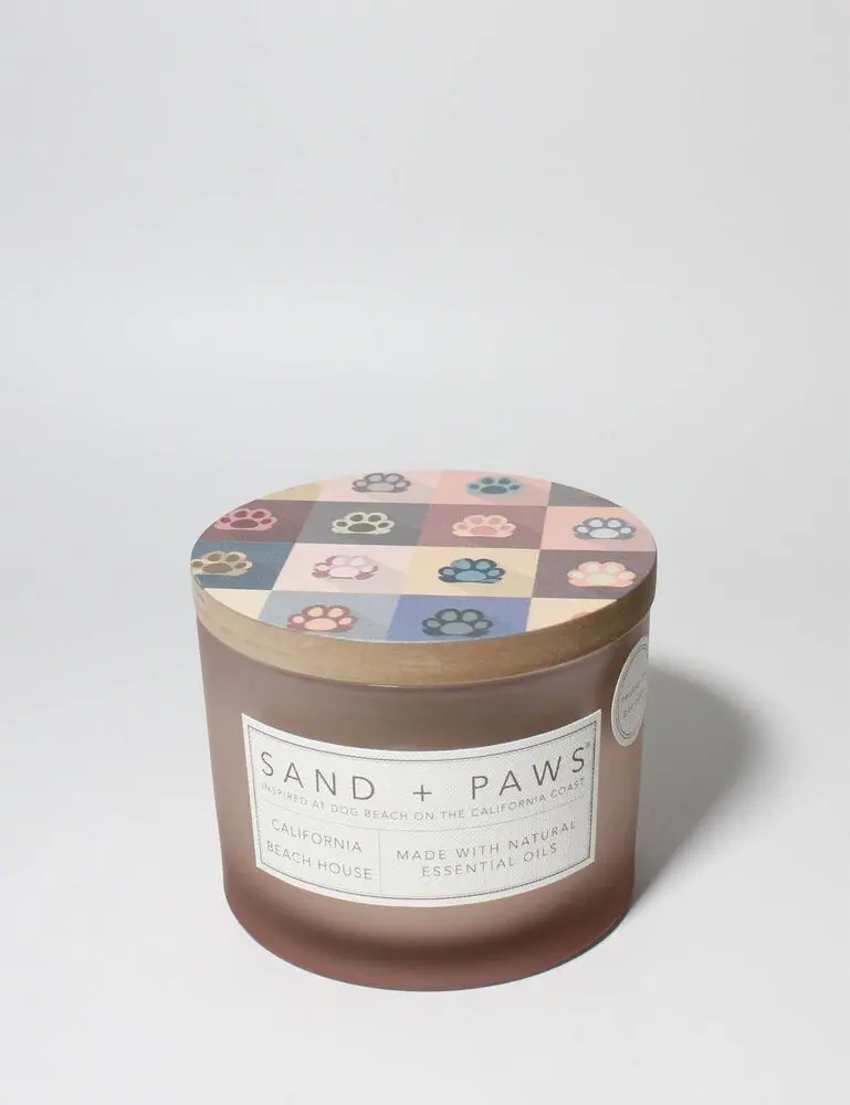 Sand + Paws California Beach House 12 Oz Scented Candle