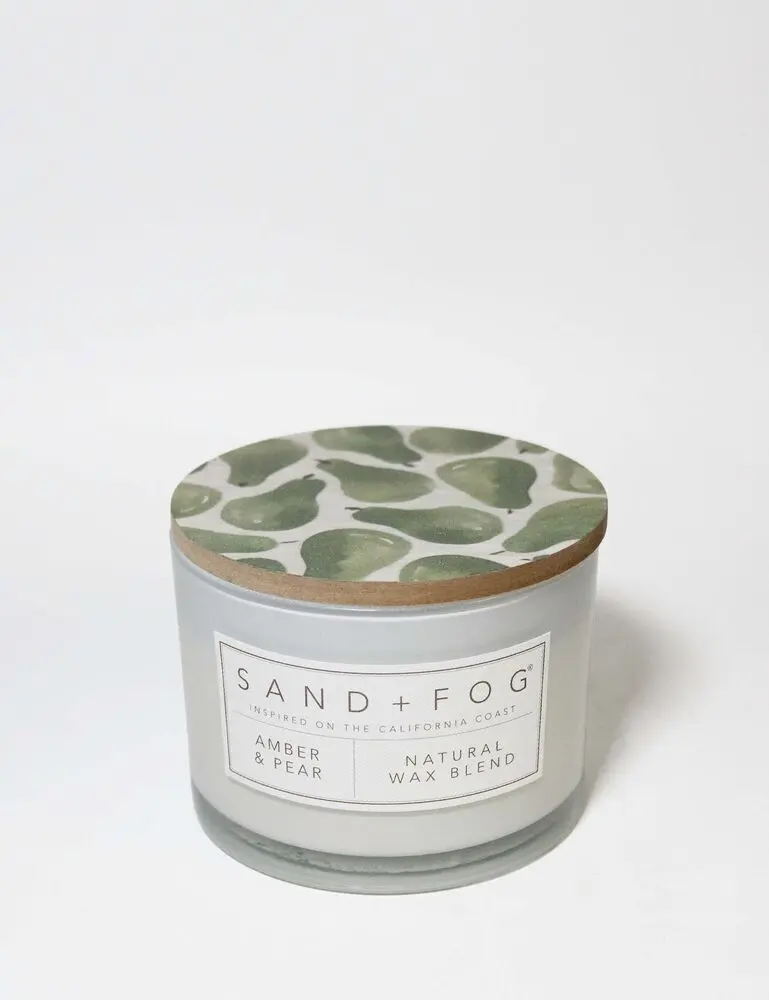 Amber & Pear 12 Oz Scented Candle