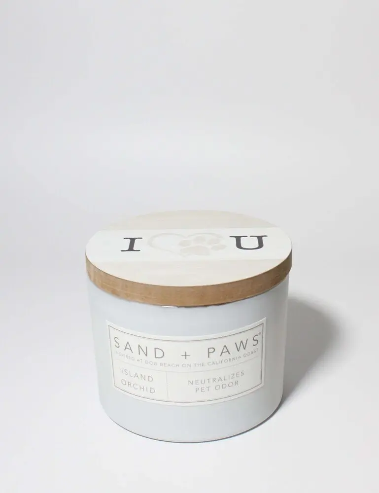 Sand + Paws Island Orchid 12 Oz Scented Candle