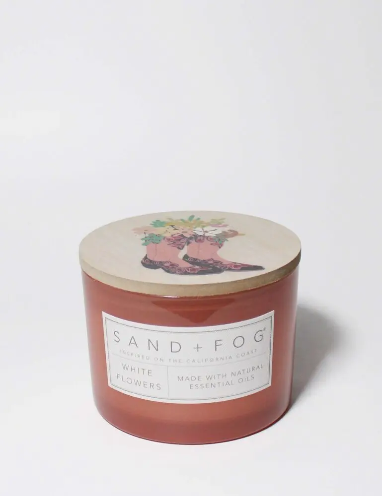 White Flowers 12 Oz Scented Candle