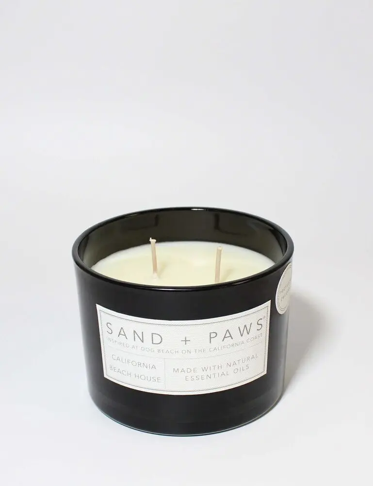 Sand + Paws California Beach House 12 Oz Scented Candle - Image 3