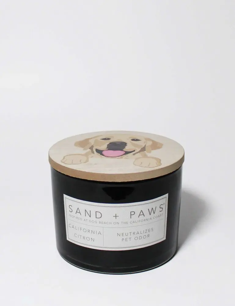 Sand + Paws California Citron 12 Oz Scented Candle