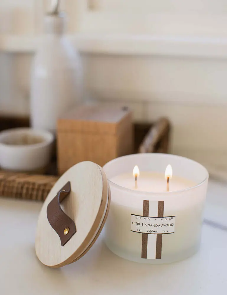 Citrus & Sandalwood 12 Oz Scented Candle - Image 2