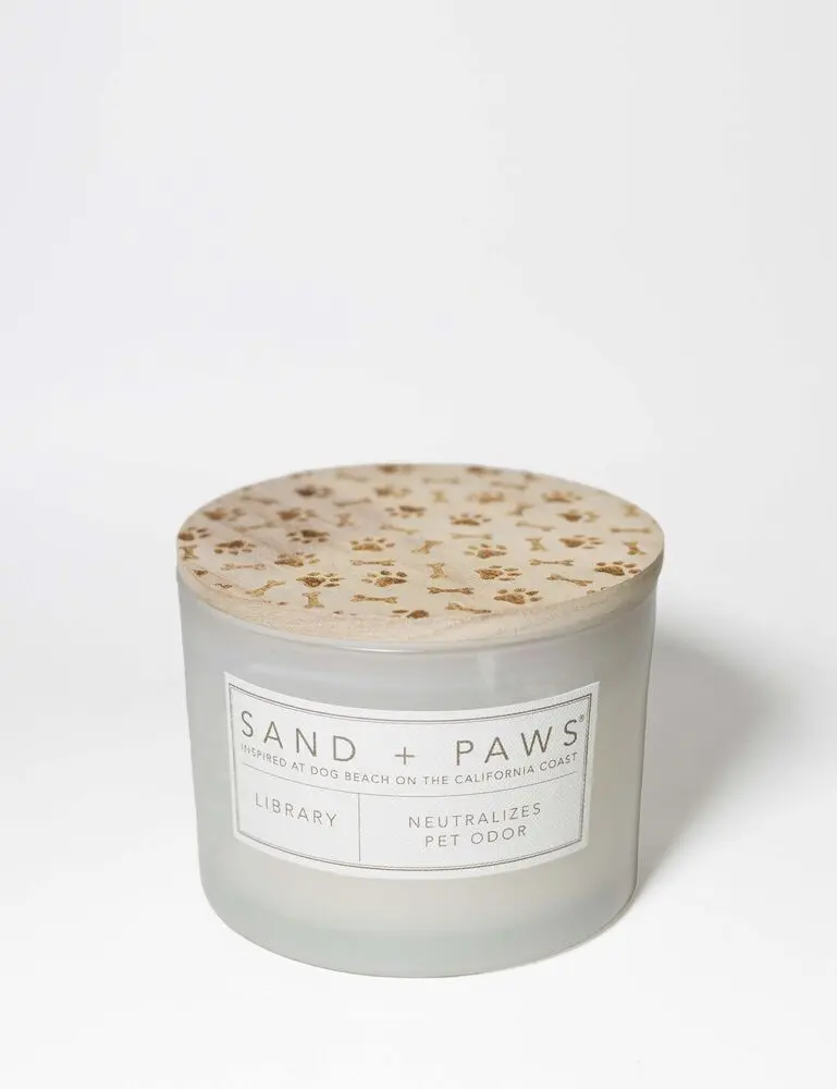 Sand + Paws Library 12 Oz Scented Candle