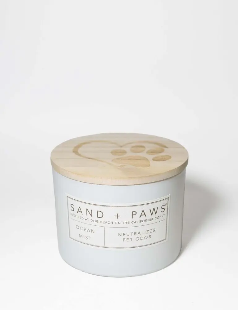 Sand + Paws Ocean Mist 12 Oz Scented Candle