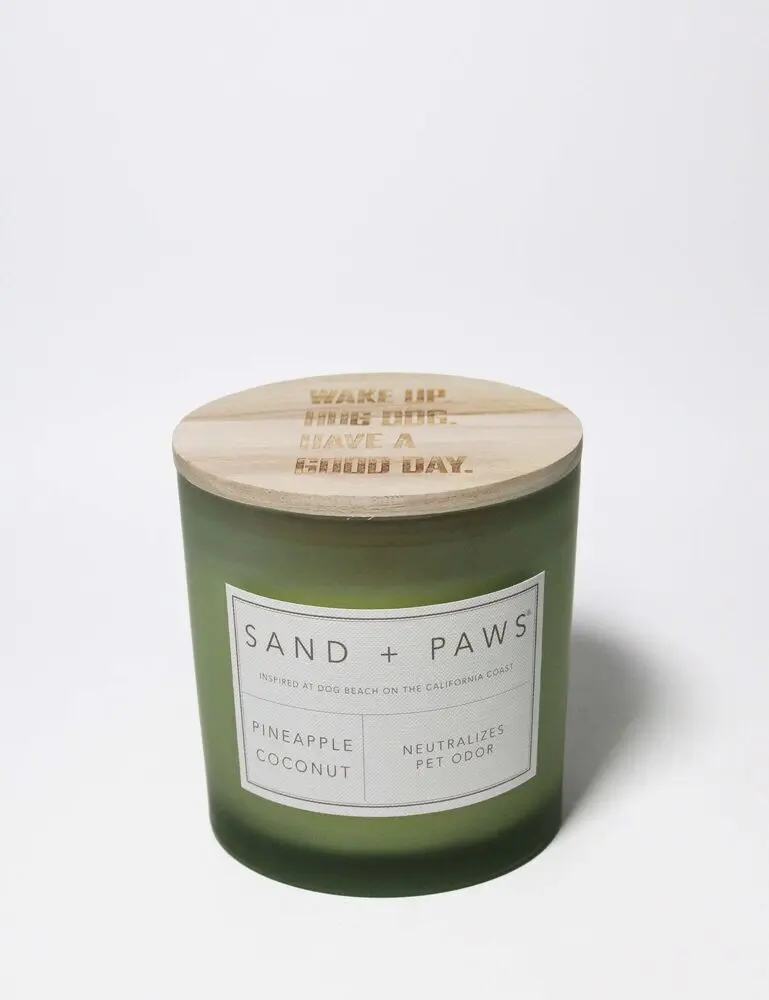 Sand + Paws Pineapple Coconut 21 Oz Scented Candle