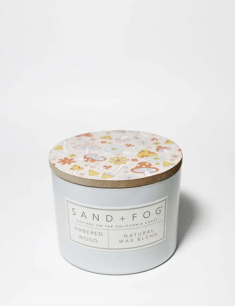 Ambered Wood 12 Oz Scented Candle