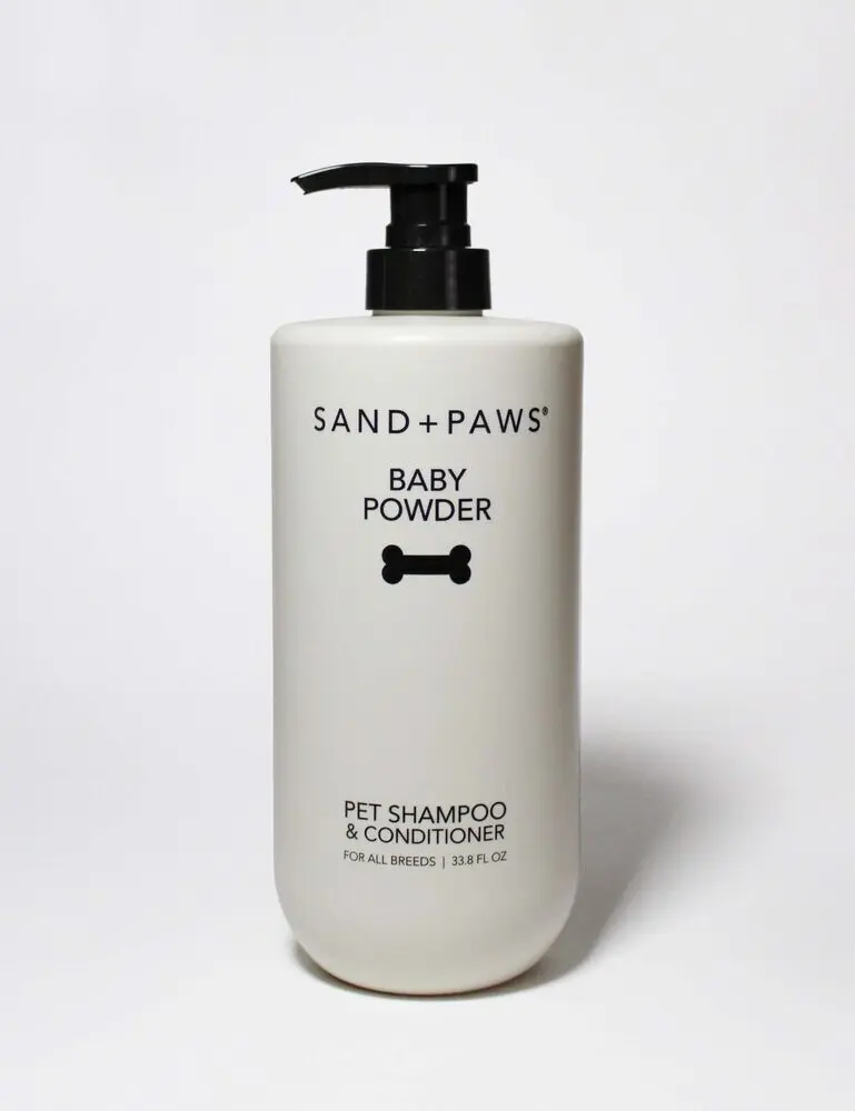Sand + Paws Pet Shampoo & Conditioner - Baby Powder